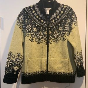 Coldwater Creek heavy wool sweater
